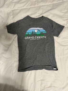 Grand Canyon Graphic Kids T‑Shirt - Gray